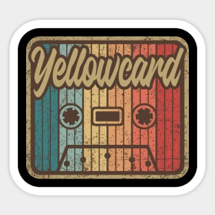 Yellowcard Vintage Cassette Sticker